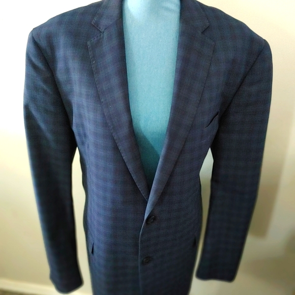 Men's plaid suit jacket - Picture 1 of 3